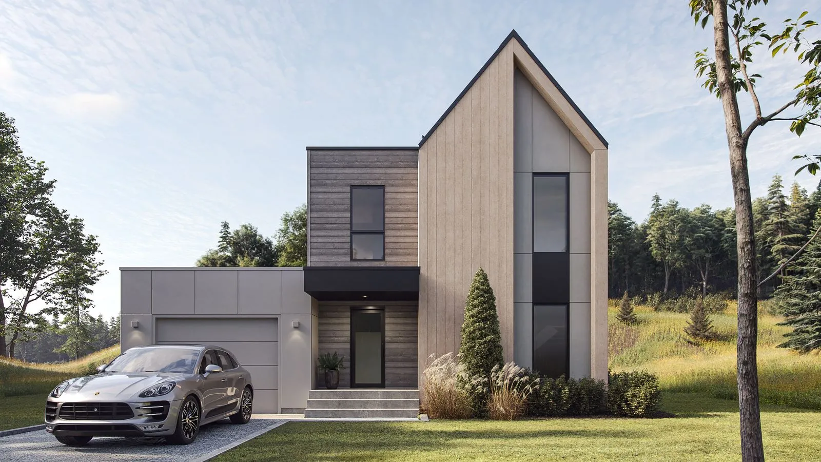 Villa contemporaine Alta à Notre-Dame-des-Prairies