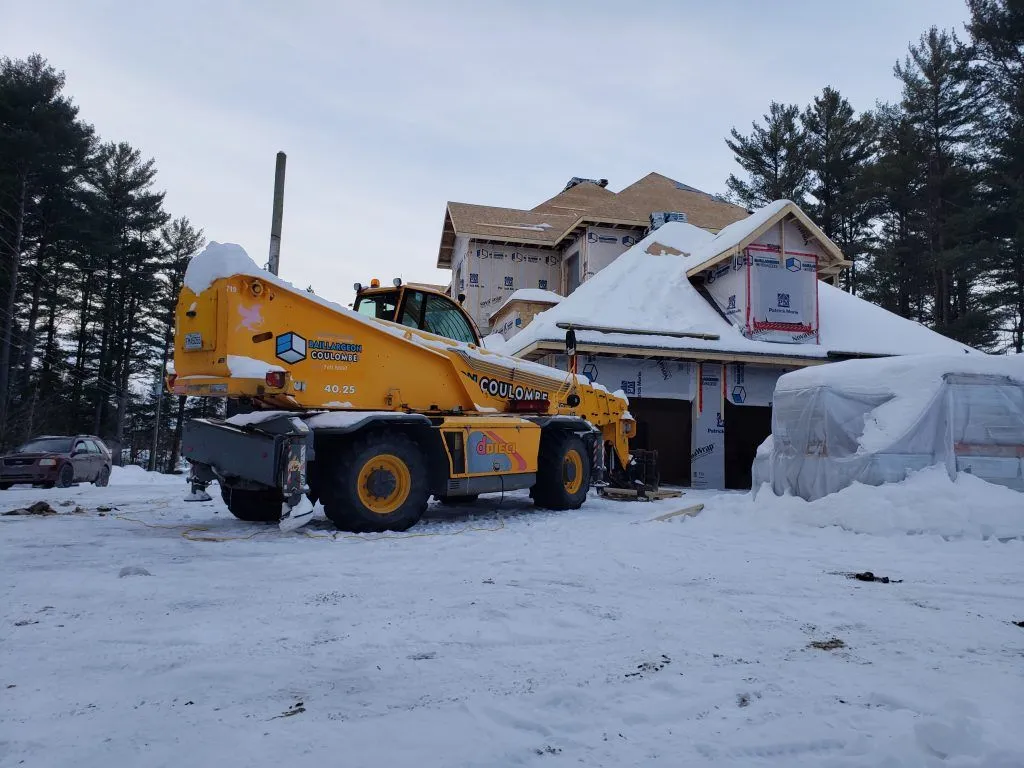 Phase d'enveloppe extérieure en hiver