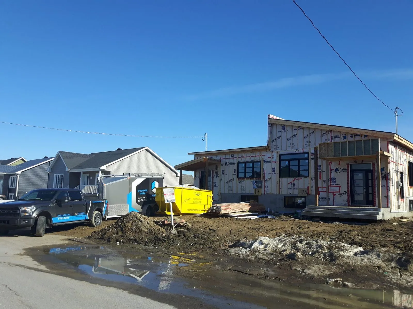 Avancement du chantier